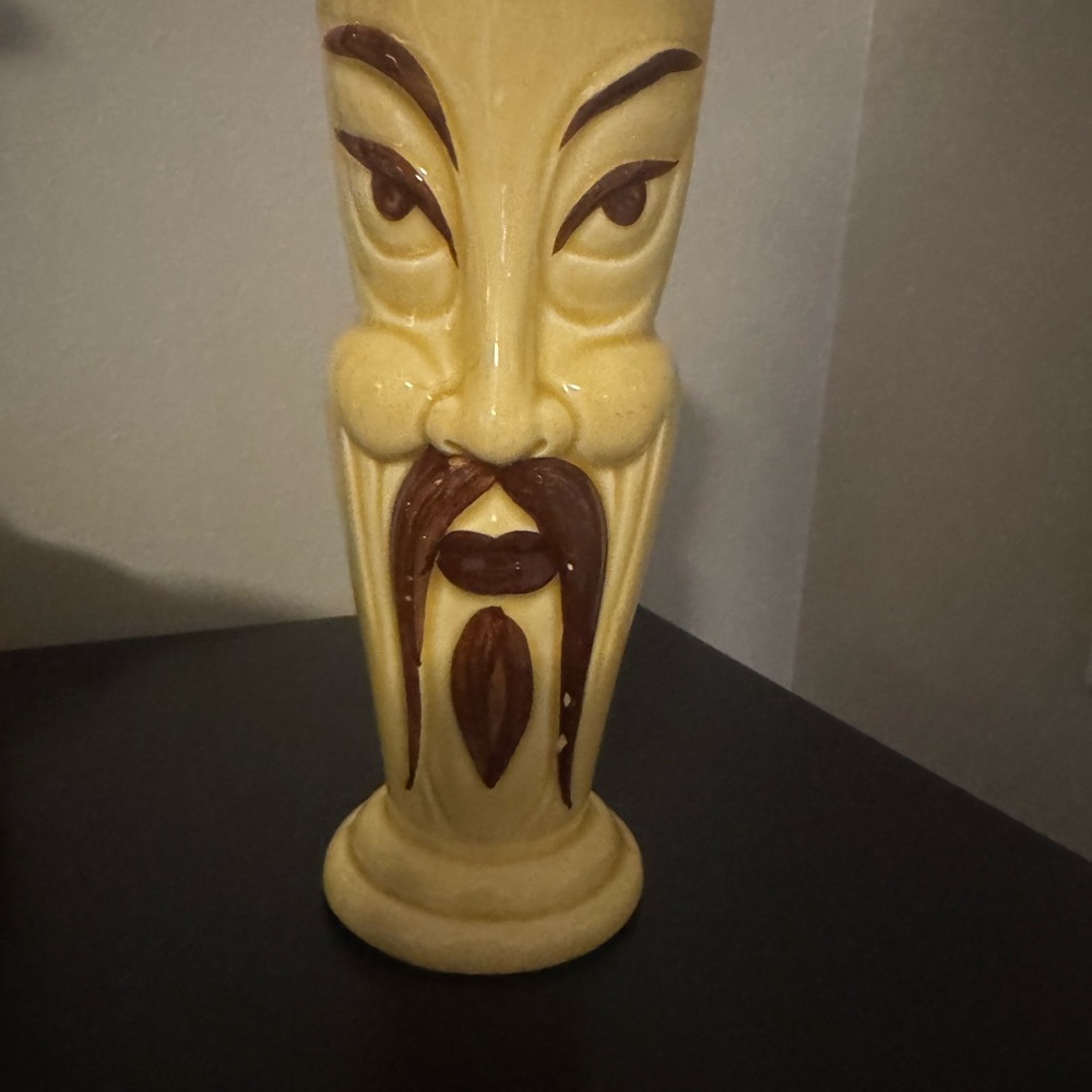 Artistic Yellow Face Vase